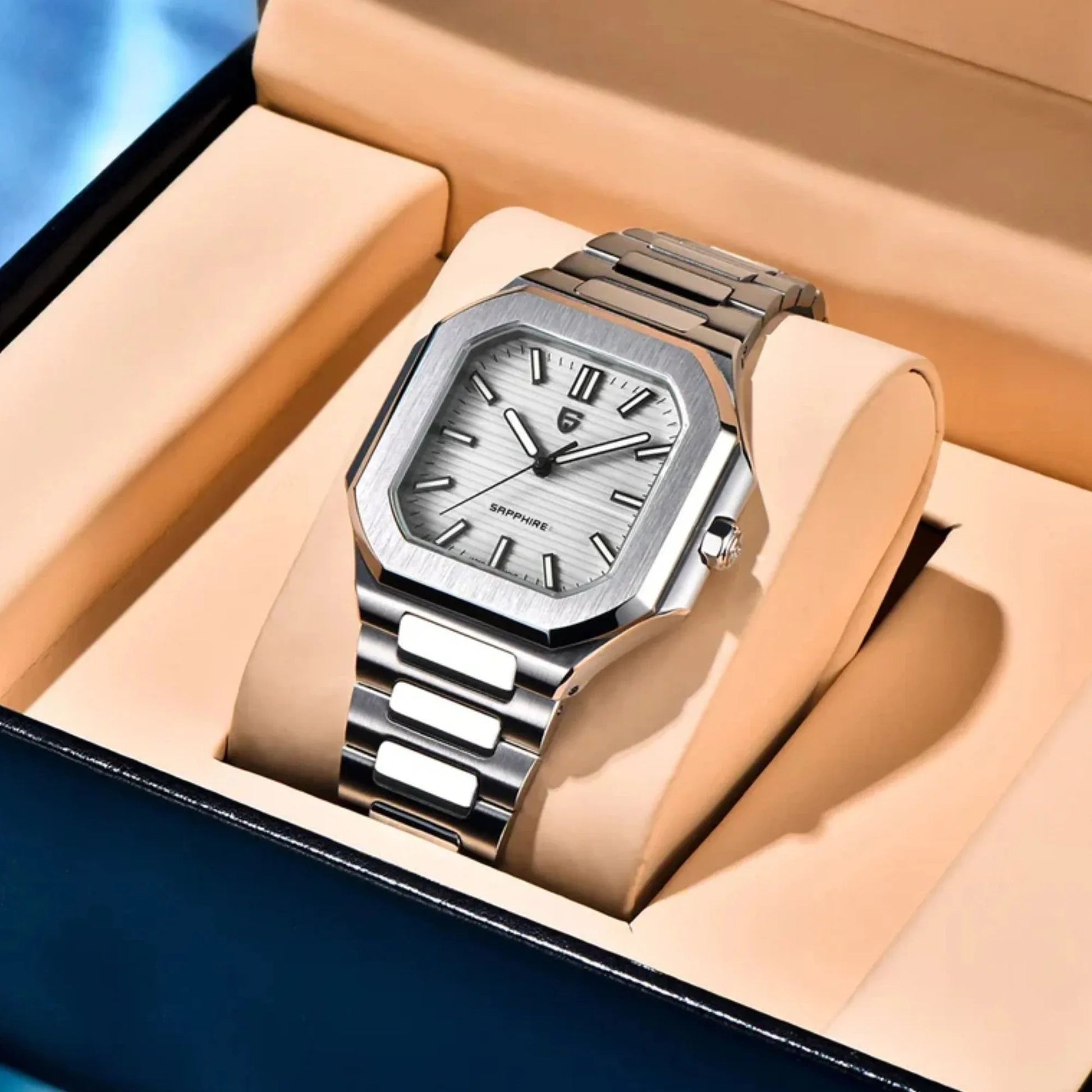 PAGANI DESIGN PD-YS019 Men's 37MM Stainless Steel Sports Waterproof Business Wrist Watch with Seiko VH31 Sweep Seconds - Cubitus - DREAM WATCHES