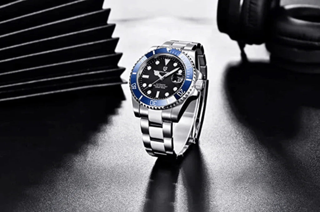 Pagani Design Waterproof Mechanical Automatic Watch Stainless Steel Men's 40MM Watch Submariner (Bluesy) With Jubilee Bracelet - DREAM WATCHES