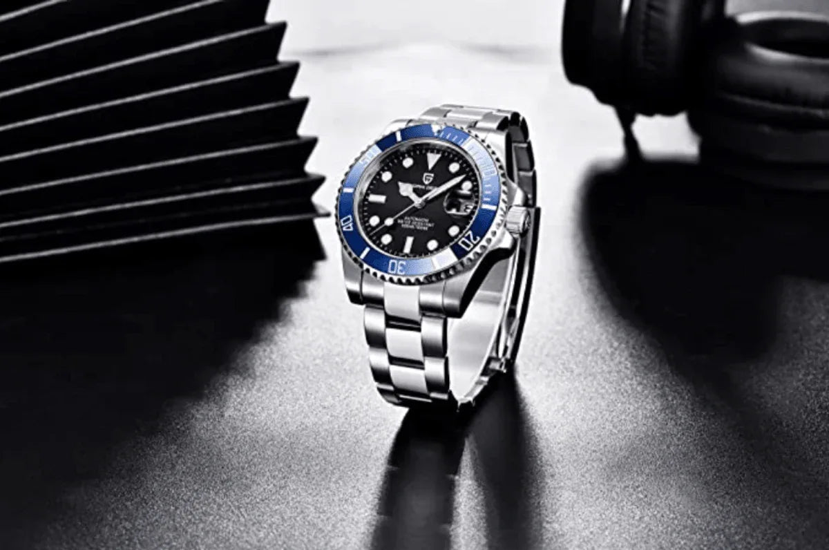 Pagani Design Waterproof Mechanical Automatic Watch Stainless Steel Men's 40MM Watch Submariner (Bluesy) With Jubilee Bracelet - DREAM WATCHES