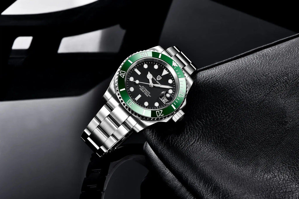 Pagani Design Waterproof Mechanical Automatic Watch Stainless Steel Men's 40MM Watch Submariner (Kermit) with Jubilee Bracelet - DREAM WATCHES