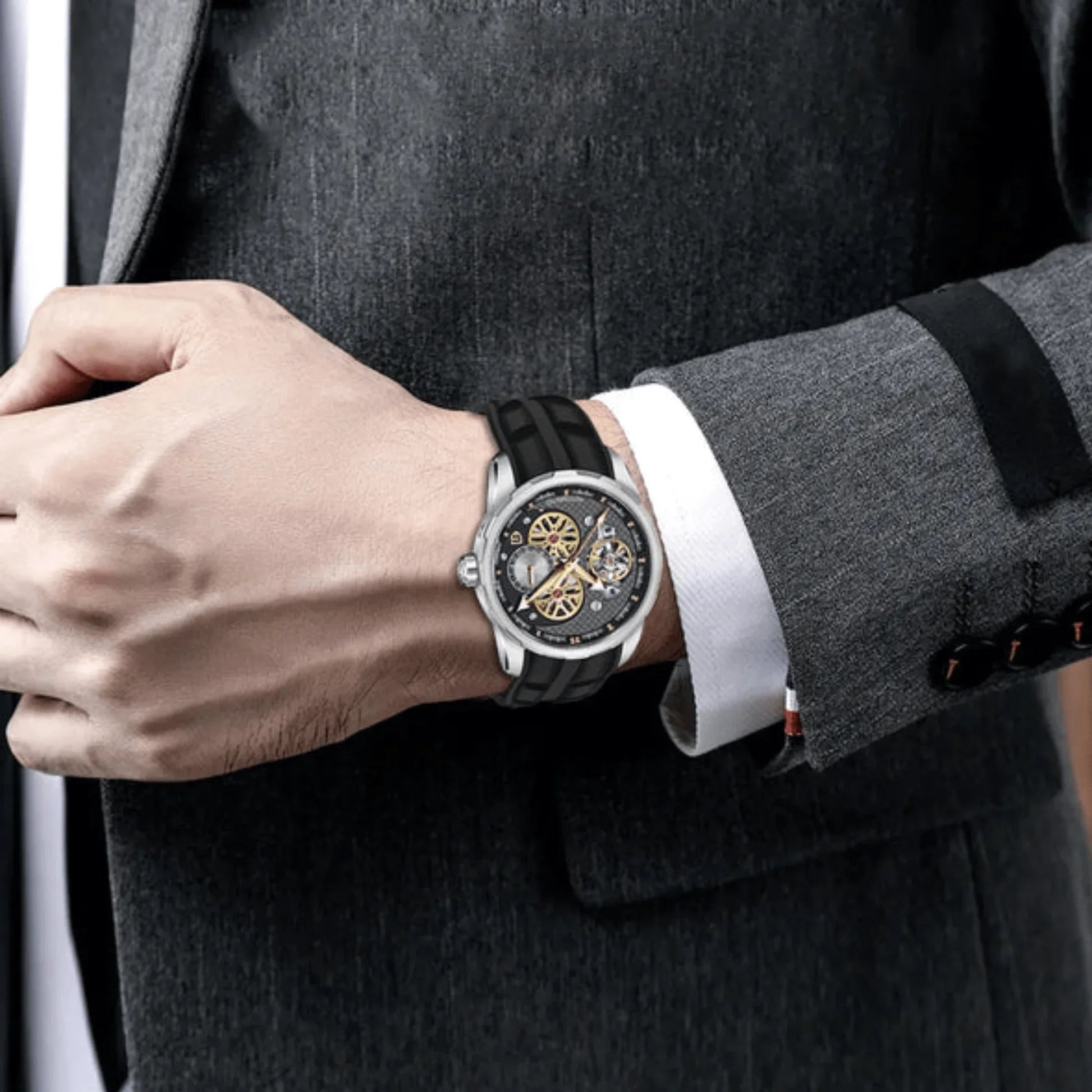 PD-YS022 Tourbillon Mechanical Watch - DREAM WATCHES