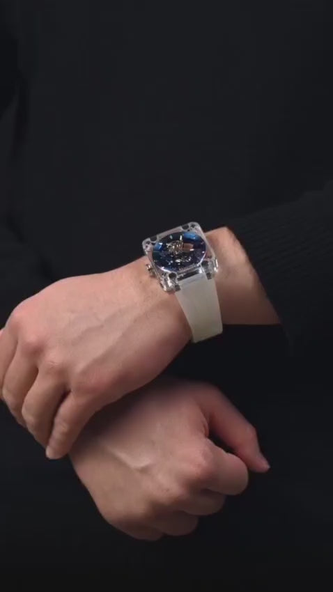 AGELOCER Tourbillon Series Limited Edition Sapphire Mechanical Skeleton Watches For Men