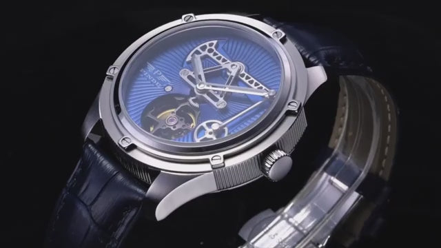 "Oil Money" with Barrel Automatic mechanical luxury men's watch wristwatch - Grey