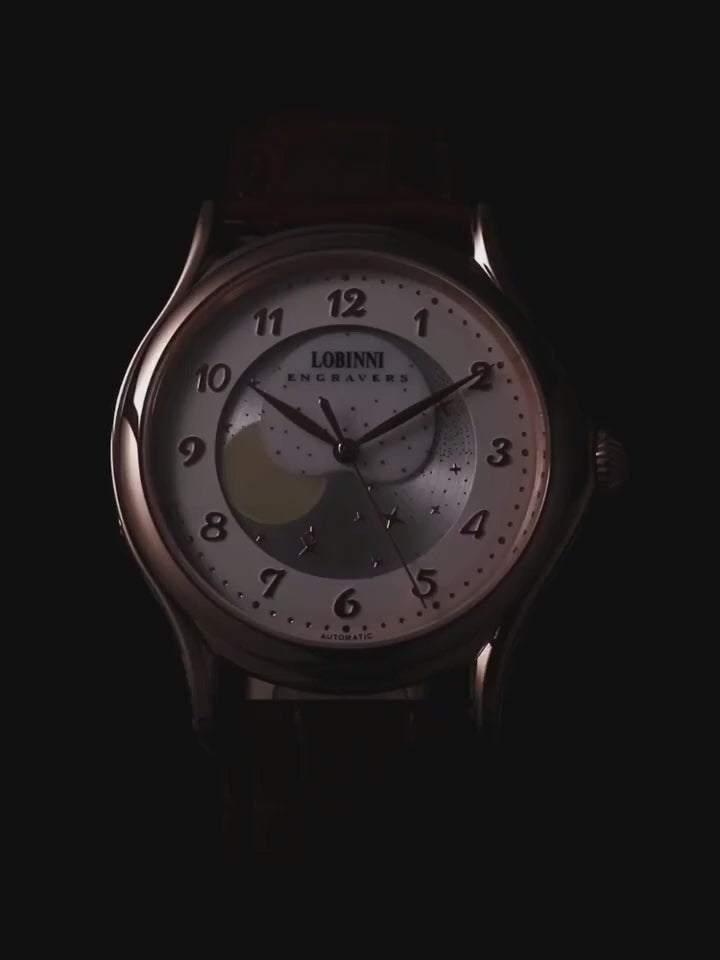 Lobinni Luxury Automatic Mens Wrist Watch - L18010