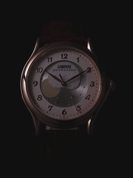 Lobinni Luxury Automatic Mens Wrist Watch - L18010