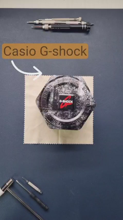 Mod Kit Metal Watchband and Metal Case for G-shock GM-2100 and GM-2110/B-2100 " Casioak" (Silver Bracelet)