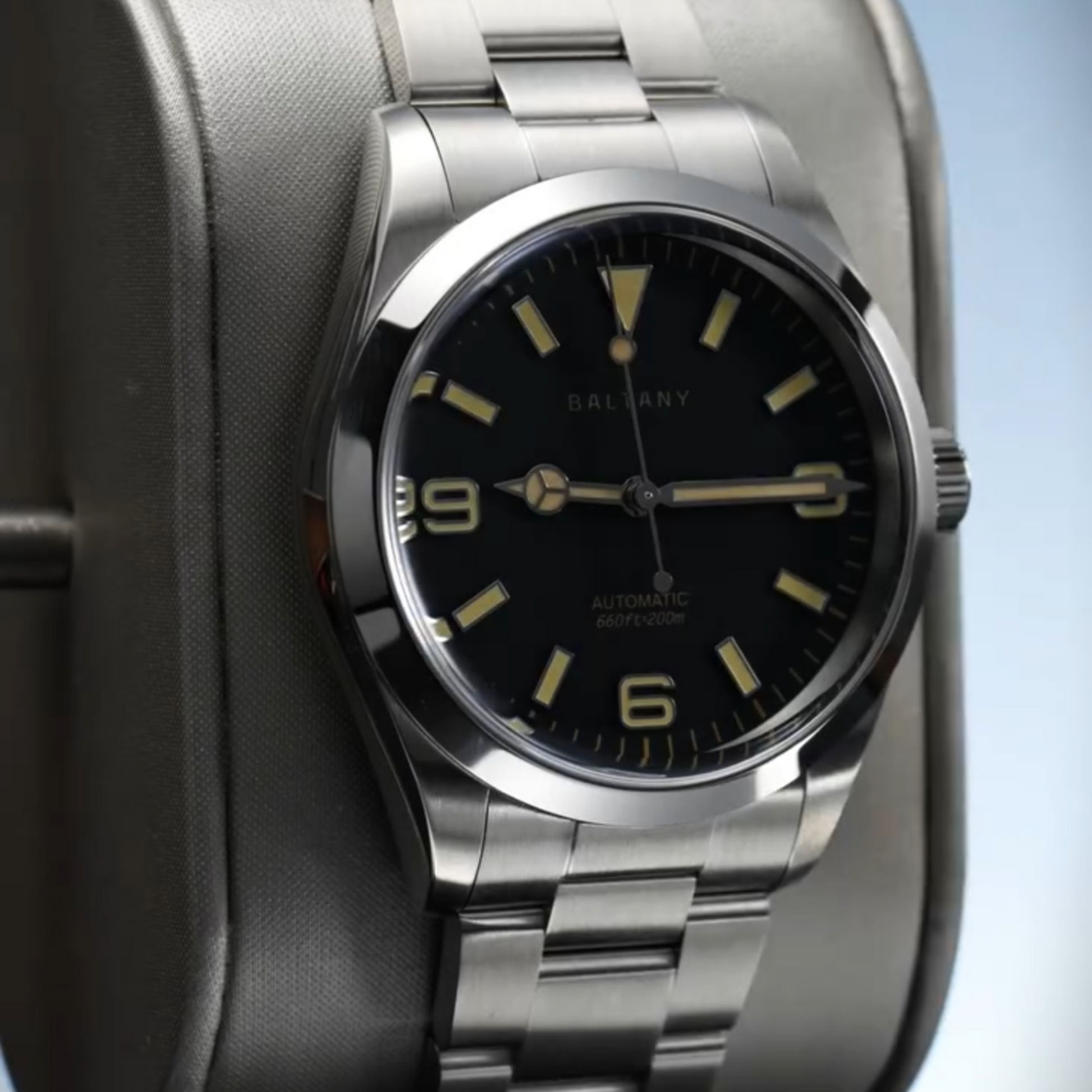 Baltany 36mm Explorer Homage Watch S4056 with Japanese Seiko NH-38