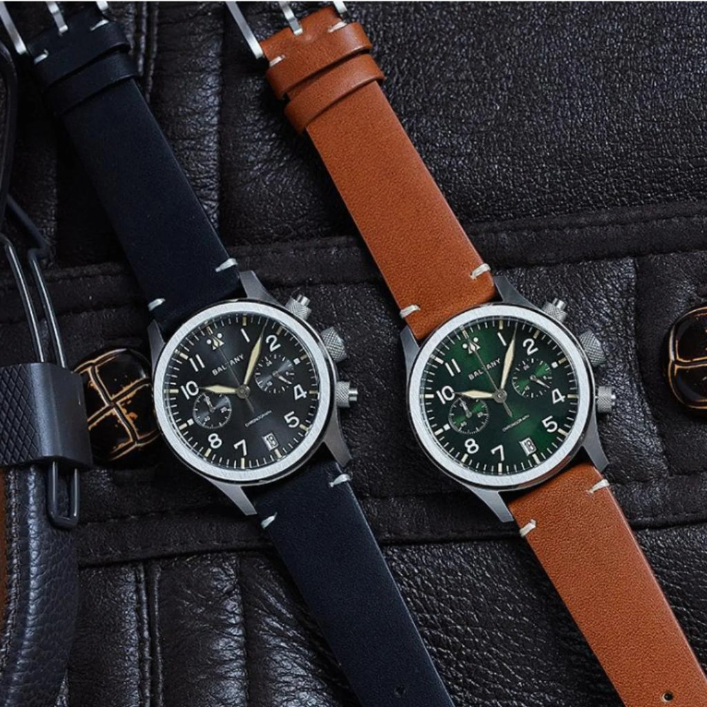 Retro Calendar Military Chronograph Pilot Watch S5057 - DREAM WATCHES