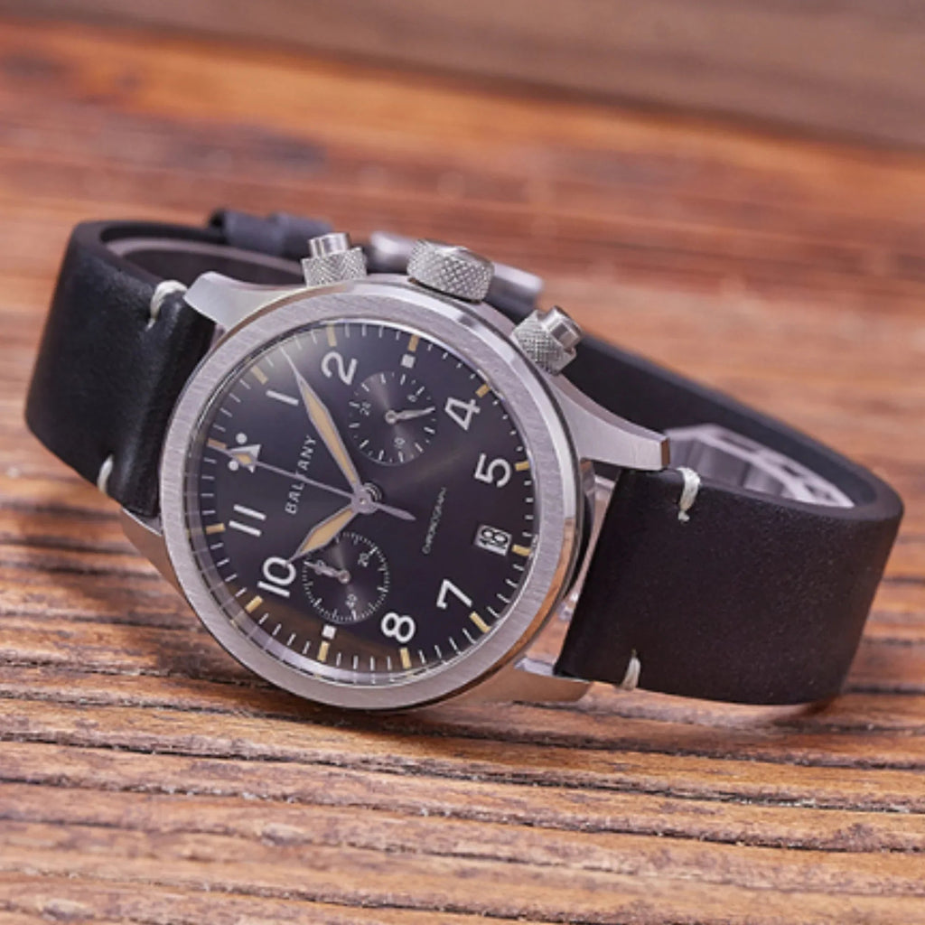 Retro Calendar Military Chronograph Pilot Watch S5057 - DREAM WATCHES