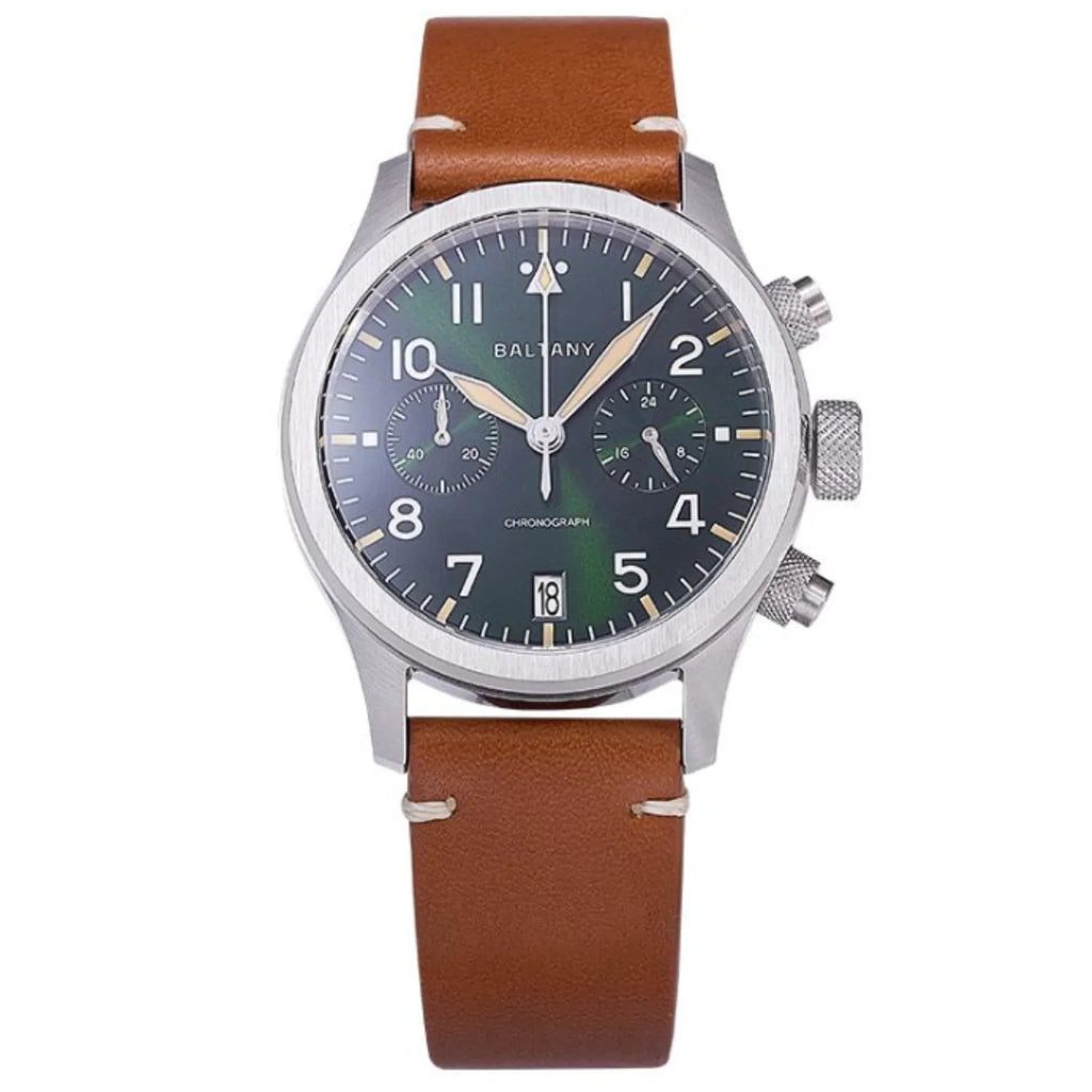 Retro Calendar Military Chronograph Pilot Watch S5057 - DREAM WATCHES