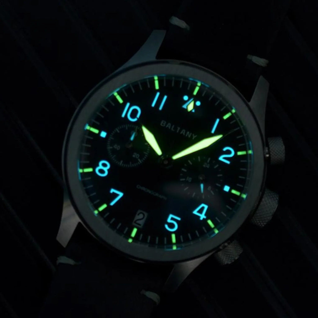 Retro Calendar Military Chronograph Pilot Watch S5057 - DREAM WATCHES