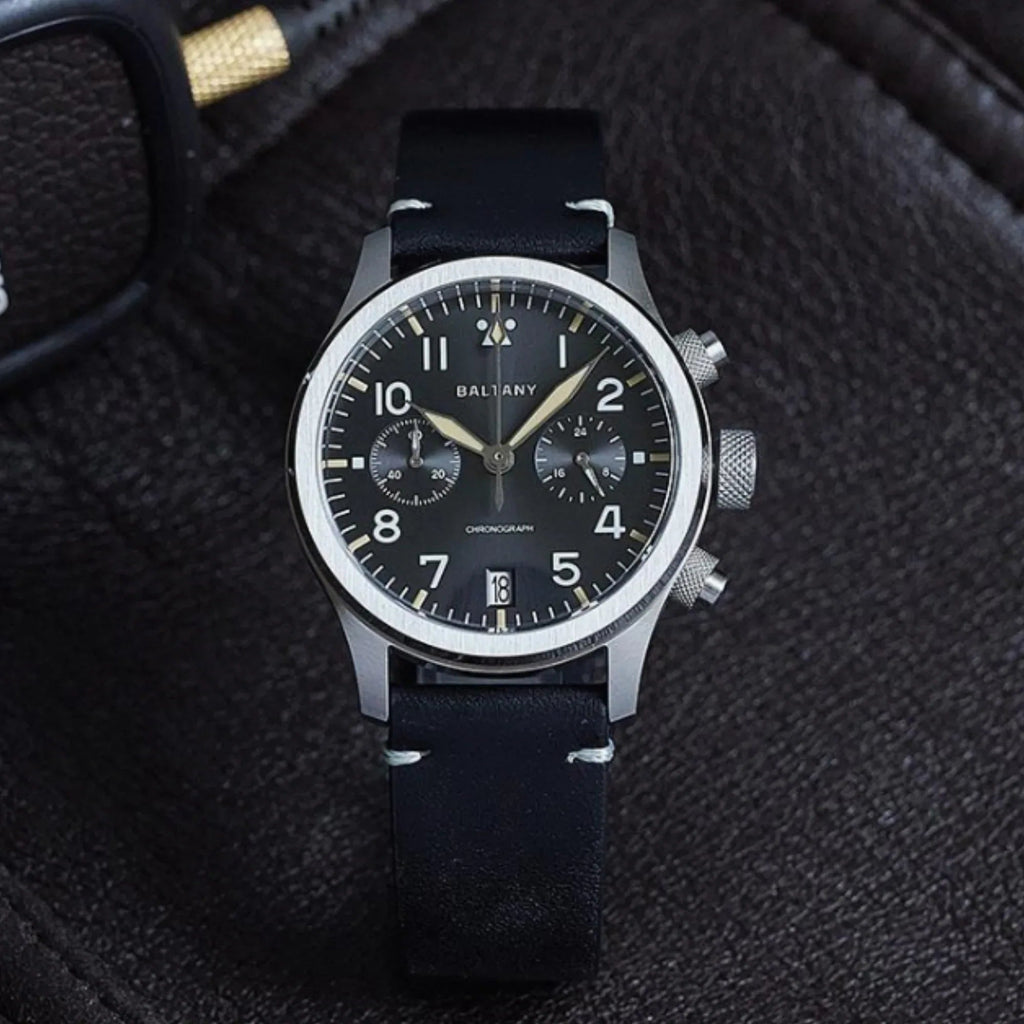 Retro Calendar Military Chronograph Pilot Watch S5057 - DREAM WATCHES
