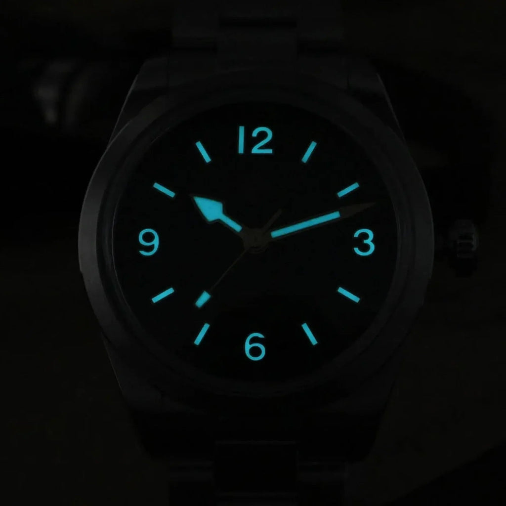 San Martin 38mm Enamel Dial Explore Watch SN0107-G4 - Blue - DREAM WATCHES