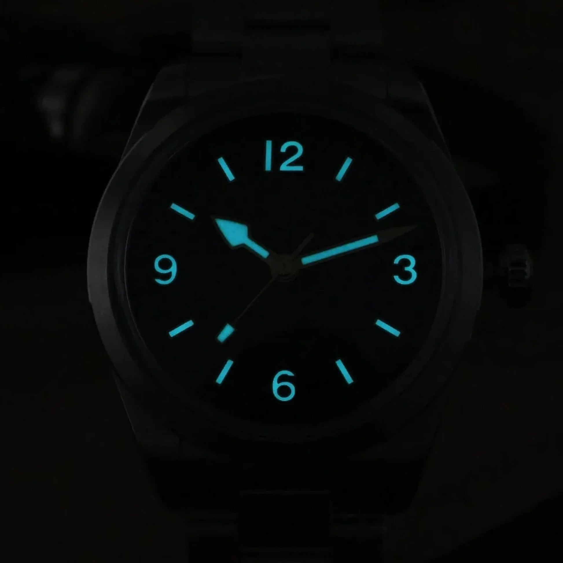 San Martin 38mm Enamel Dial Explore Watch SN0107-G4 - Blue - DREAM WATCHES