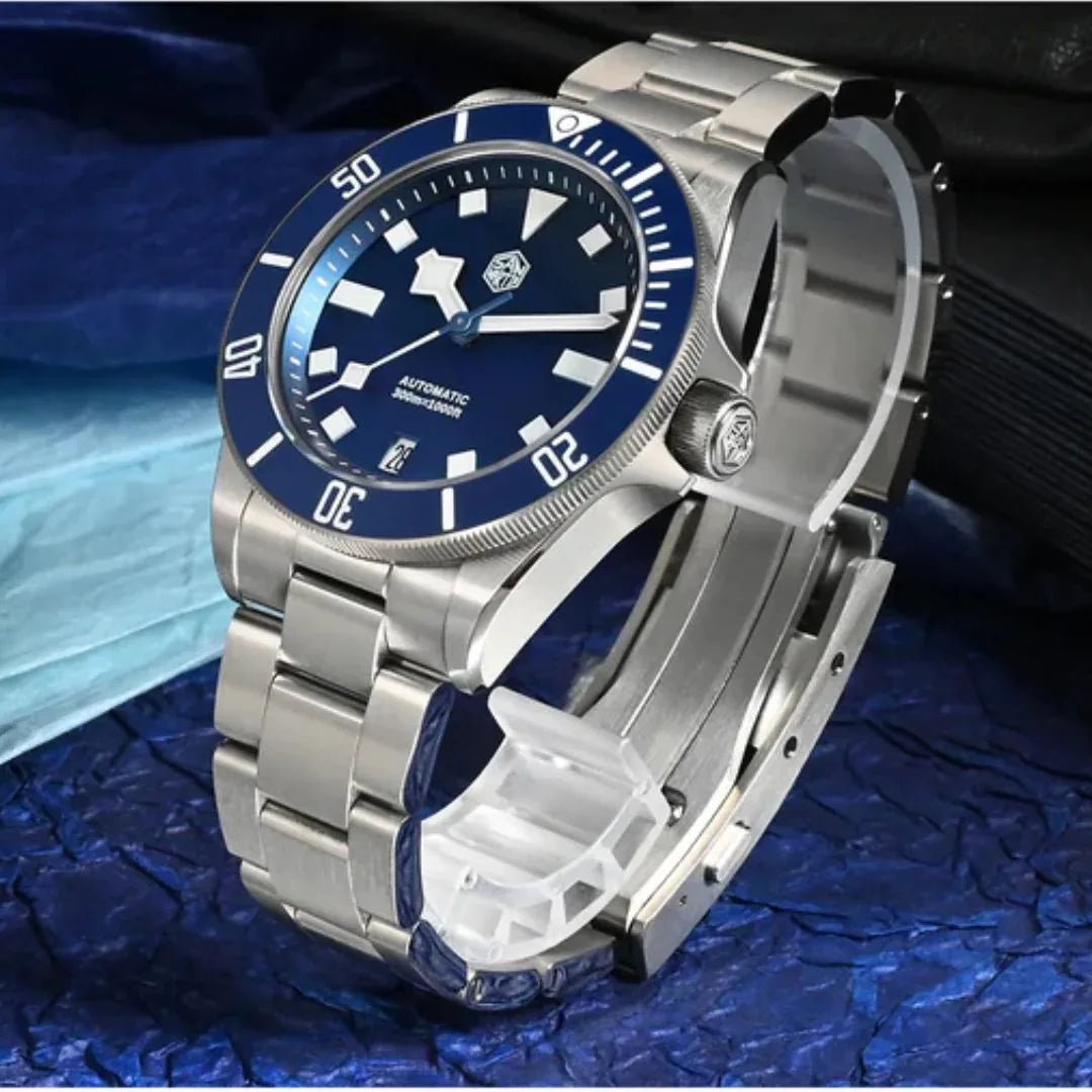 San Martin 39mm Dive Watch SN0121GB - Simple Chapter Ring - DREAM WATCHES