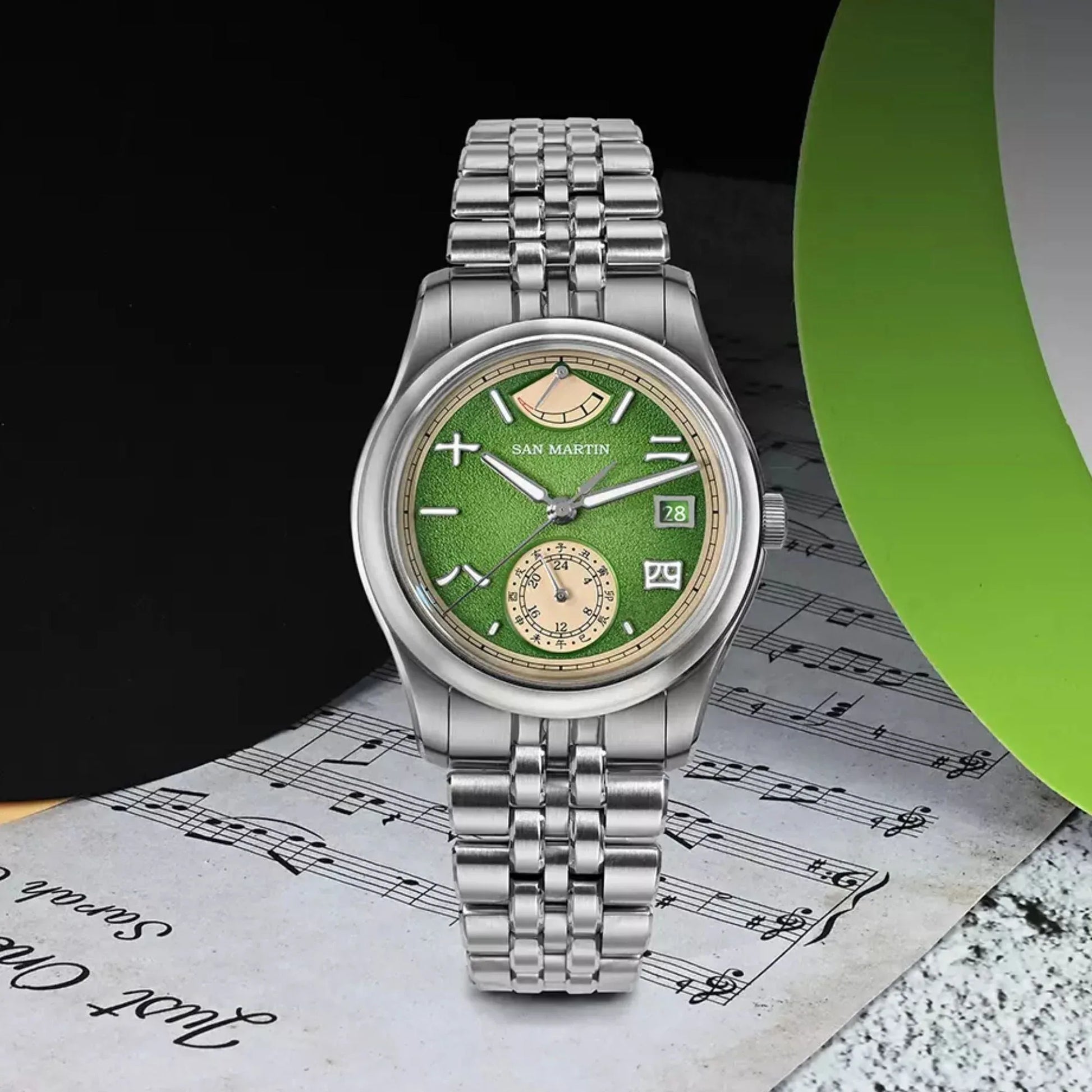 San Martin 39mm Luxury Men’s Business Watch Miyotav9132 Automatic - SN0144-DG - DREAM WATCHES