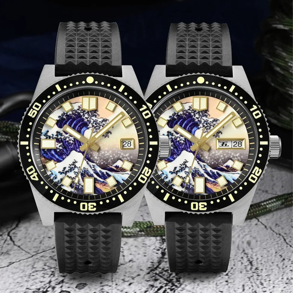 San Martin 40mm 62MAS Diver Surfing Dial Watch SN0007-V3 - DREAM WATCHES
