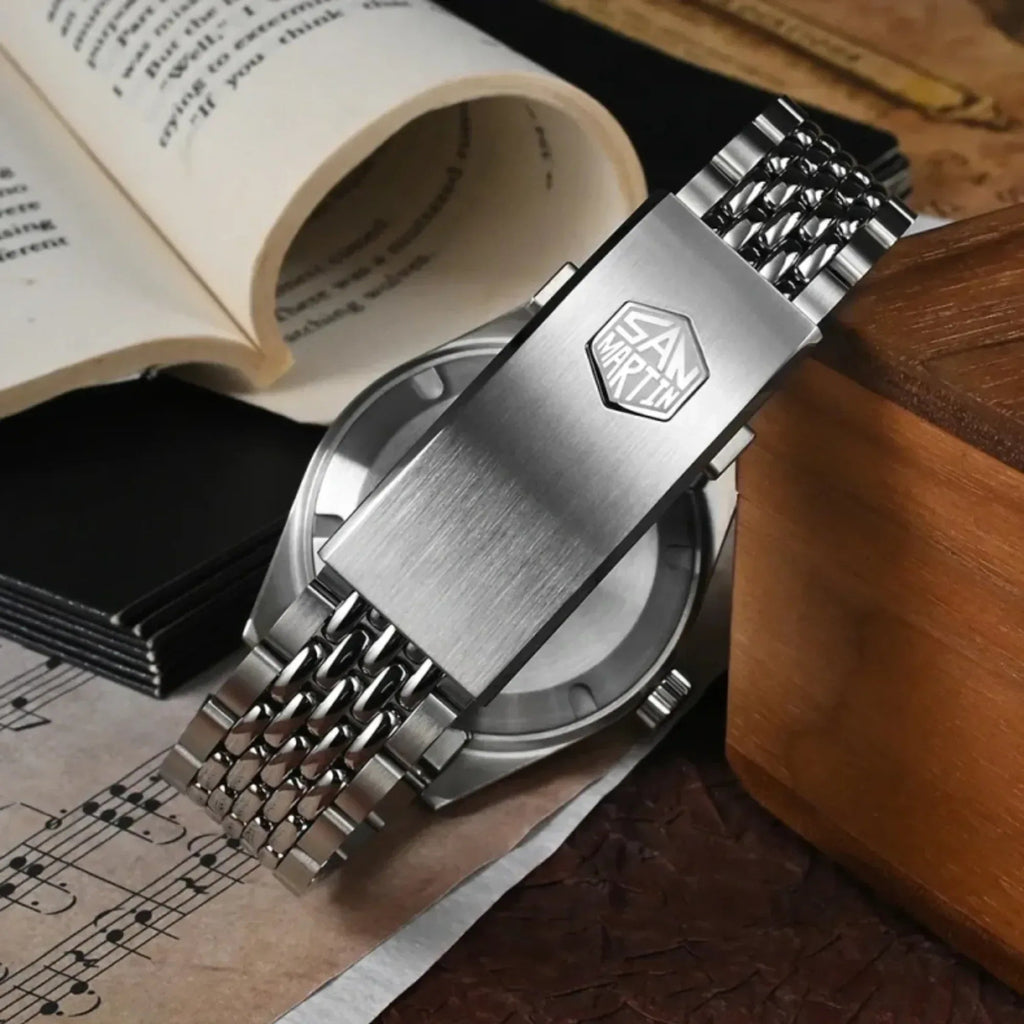 San Martin Aluminum Bezel NH34 GMT Men Watch SN0116G-V4 - DREAM WATCHES