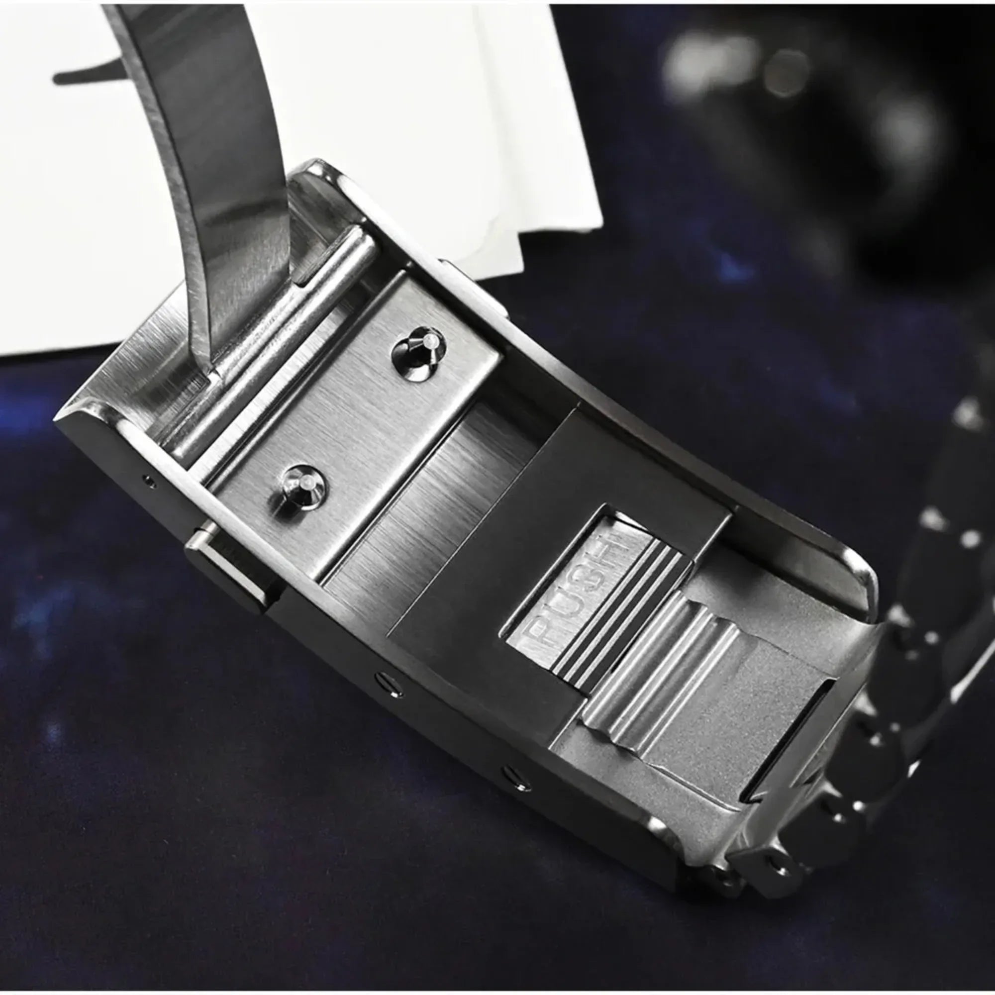 San Martin Aventurine Gemstone NH34 GMT Watch SN0129GB- Blue Lapis Lazuli - DREAM WATCHES