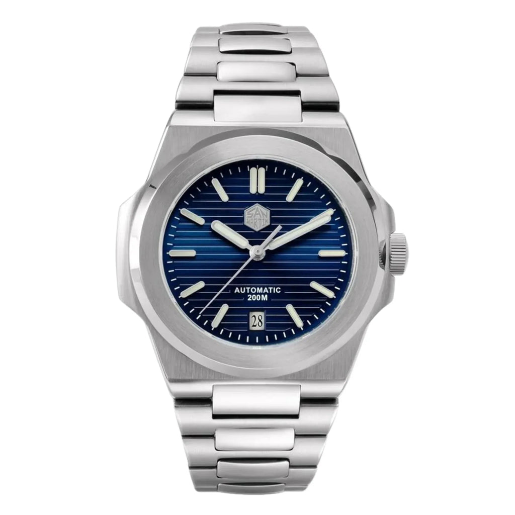San Martin Diver Retro Luxury Men Watch SN076G V2 - Deep Blue - DREAM WATCHES