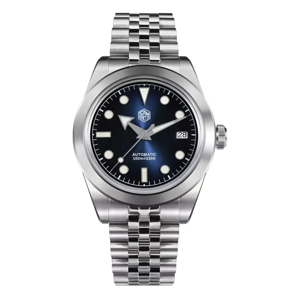 San Martin New 39mm Diver Watch NH35 Automatic Mechanical Sapphire brown/blue gradient dial SN0053-G - DREAM WATCHES
