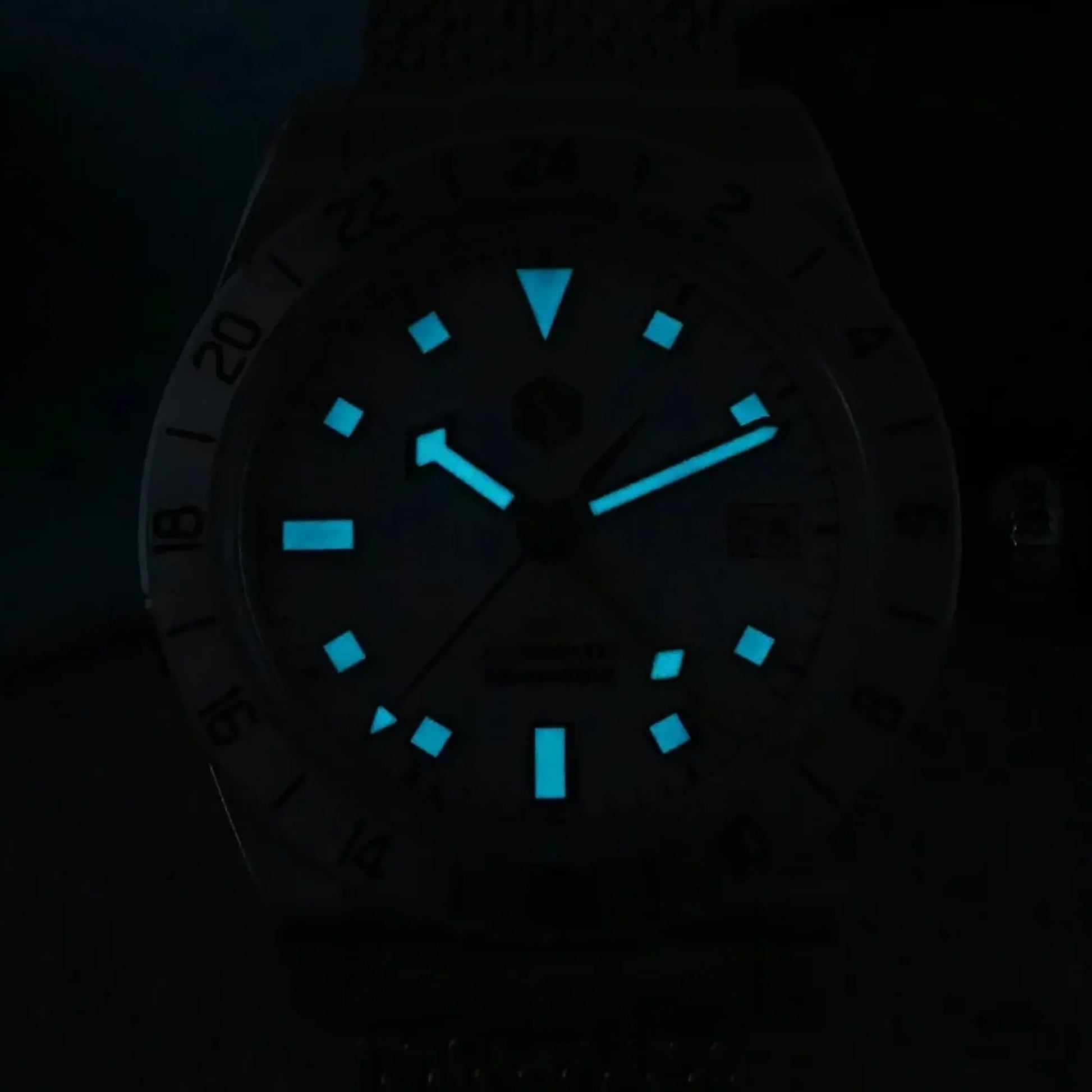 San Martin New 39mm GMT Watch Luxury NH34 SN0135 - Black - DREAM WATCHES
