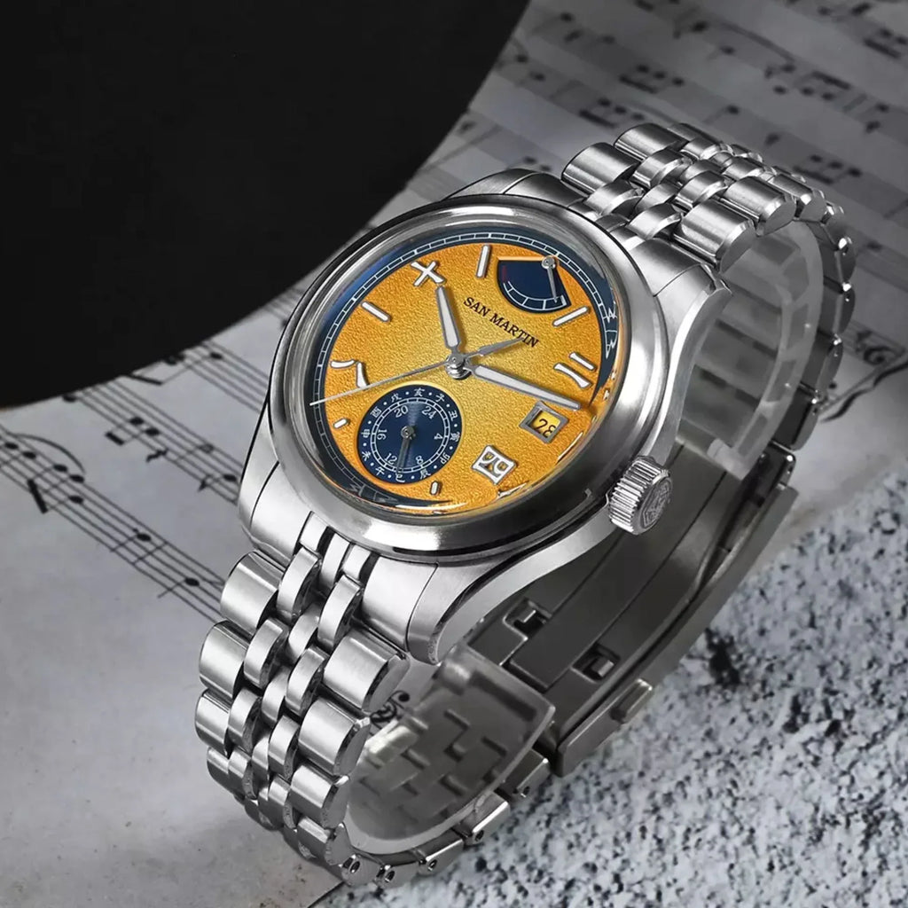 San Martin New 39mm Luxury Men’s Business Dress Watch 9132 Automatic - SN0144-DG - DREAM WATCHES