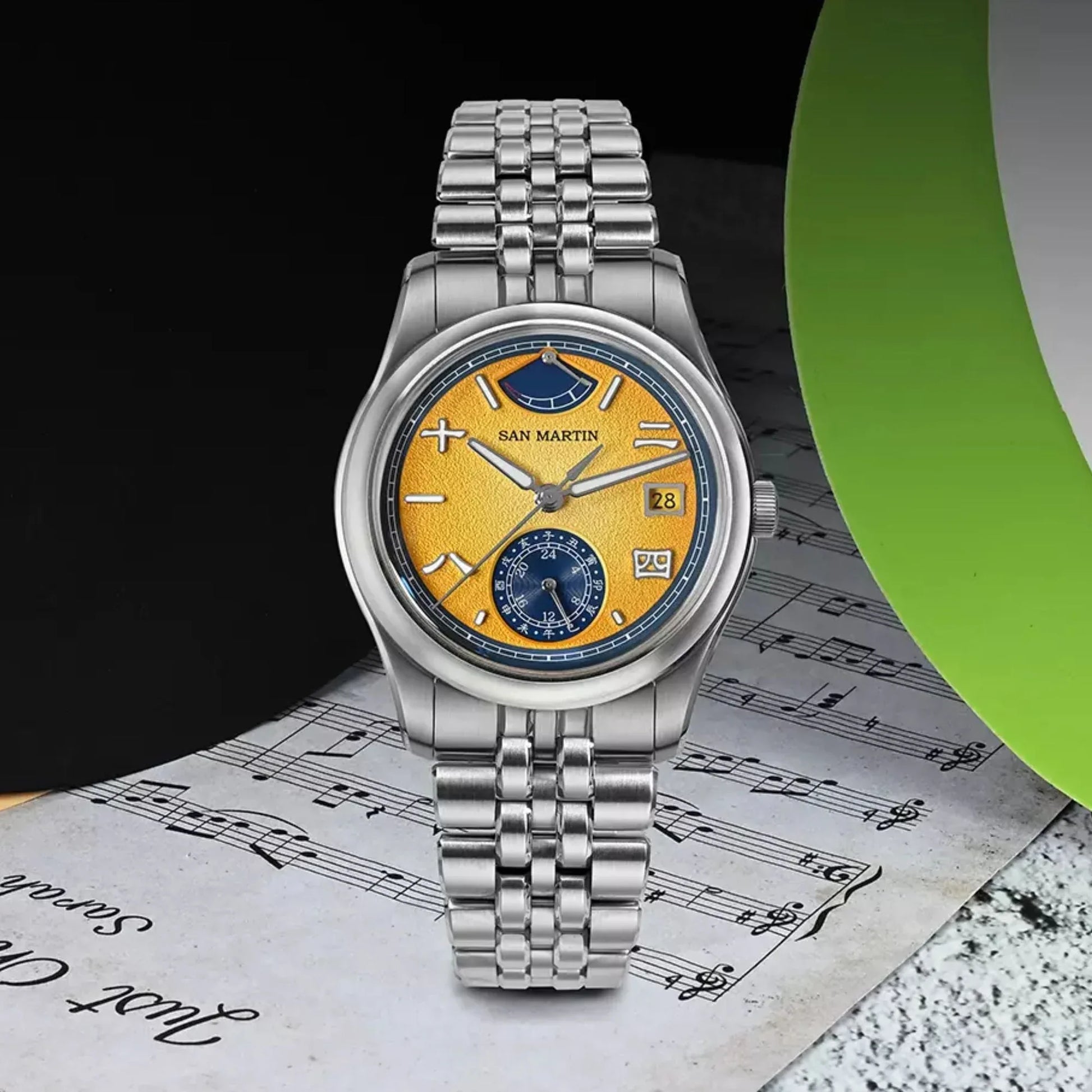 San Martin New 39mm Luxury Men’s Business Dress Watch 9132 Automatic - SN0144-DG - DREAM WATCHES