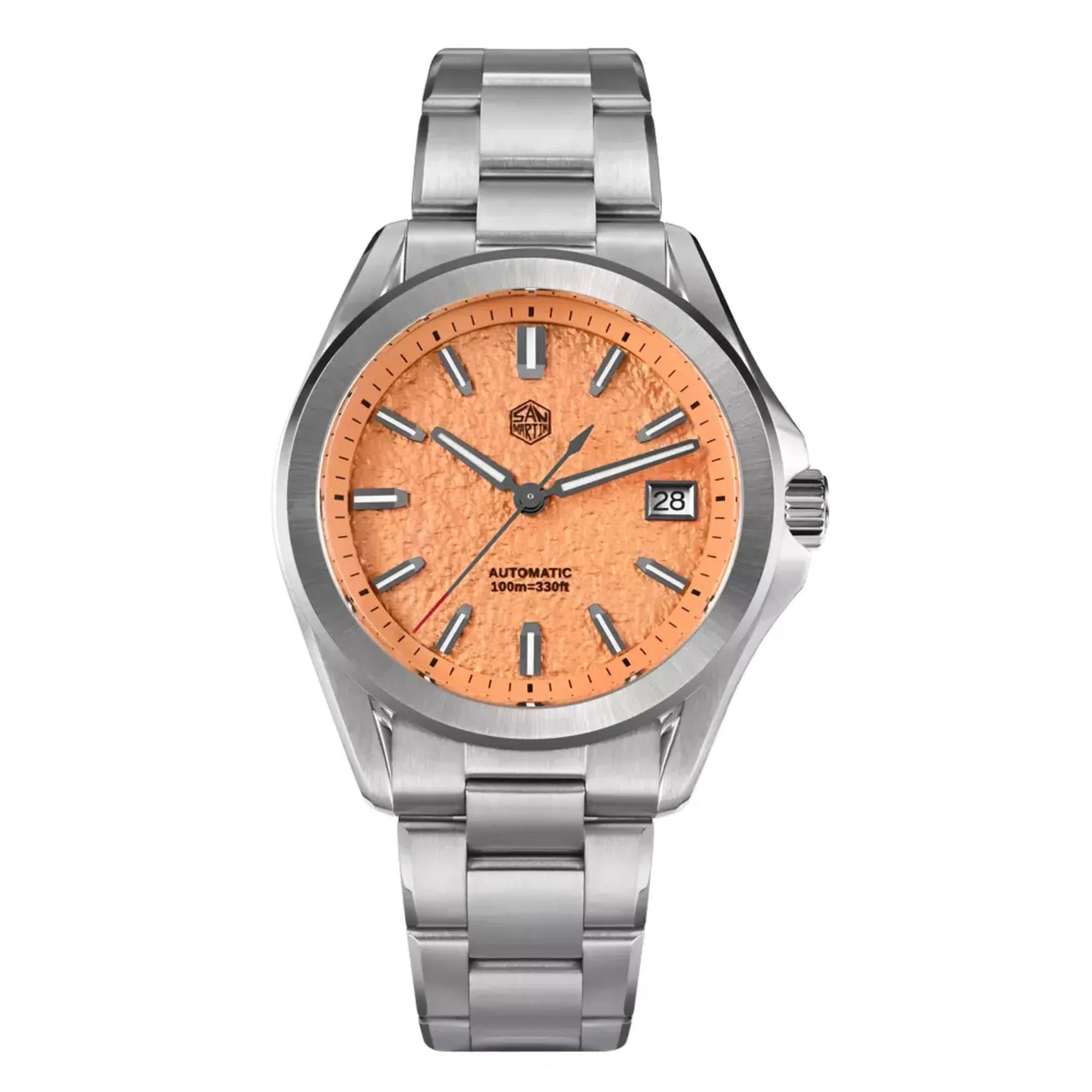 San Martin New 39mm Luxury Men’s Business Dress Watch NH35 Automatic Mechanical Waterproof 100m Luminous SN0129-C2 - DREAM WATCHES