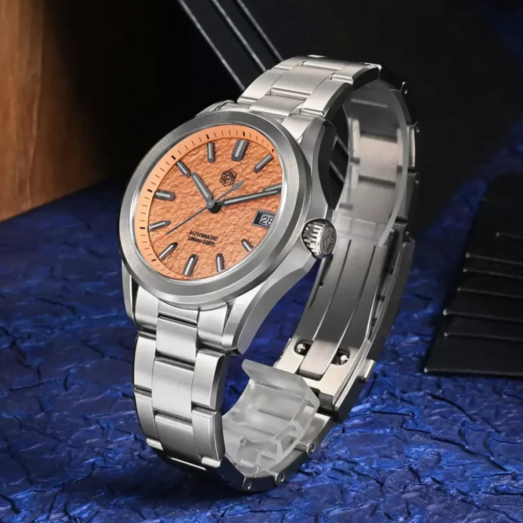 San Martin New 39mm Luxury Men’s Business Dress Watch NH35 Automatic Mechanical Waterproof 100m Luminous SN0129-C2 - DREAM WATCHES