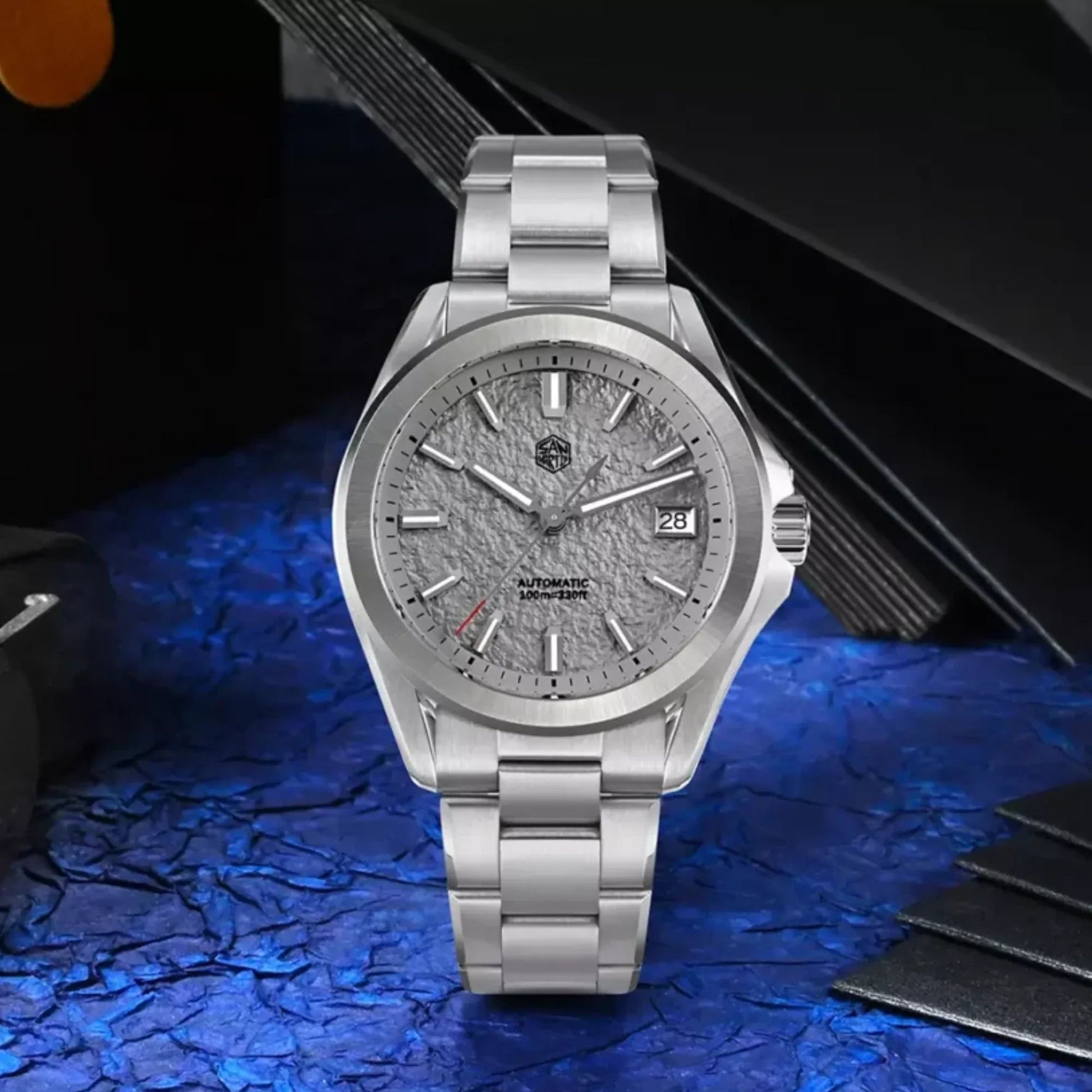 San Martin New 39mm Luxury Men’s Business Dress Watch NH35 Automatic Mechanical Waterproof 100m Luminous SN0129-C2 - DREAM WATCHES