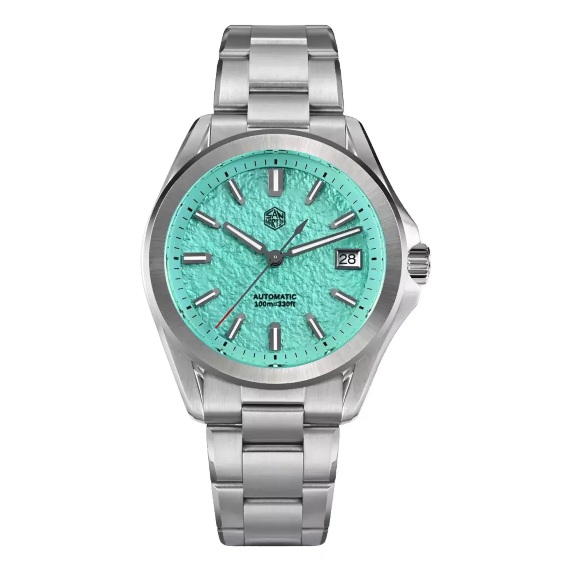 San Martin New 39mm Luxury Men’s Business Dress Watch NH35 Automatic Mechanical Waterproof 100m Luminous SN0129-C2 - DREAM WATCHES
