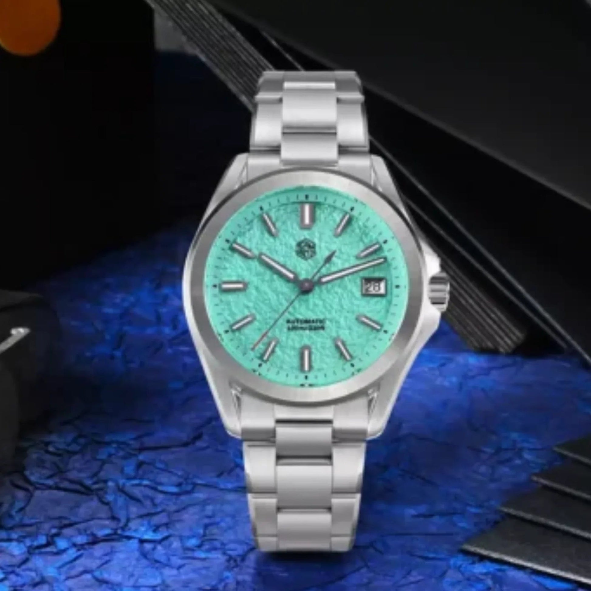 San Martin New 39mm Luxury Men’s Business Dress Watch NH35 Automatic Mechanical Waterproof 100m Luminous SN0129-C2 - DREAM WATCHES