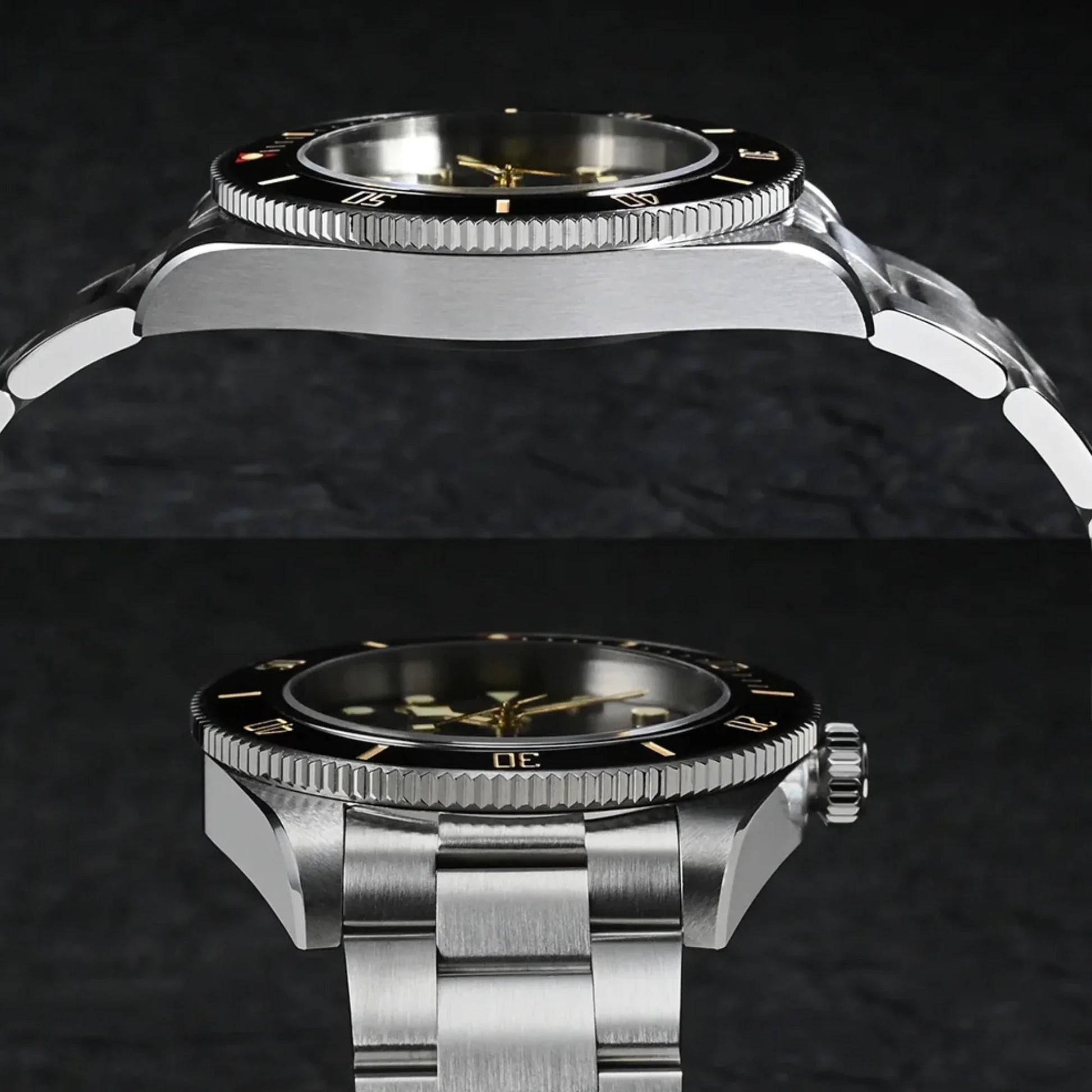 San Martin New BB58 NH35 40mm Diver Watch SN008GB - Black - DREAM WATCHES