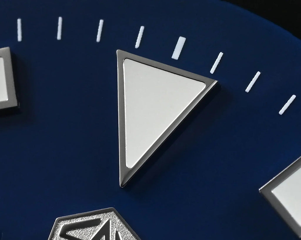 San Martin New Diver Watch Classic Snowflake Hands SN0111G - Blue - DREAM WATCHES