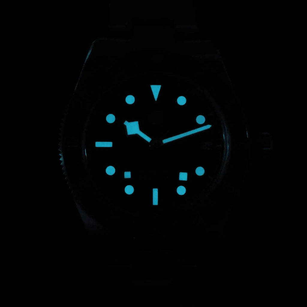 San Martin NH34 BB58 GMT Watch SN0109 - Black Dial - DREAM WATCHES