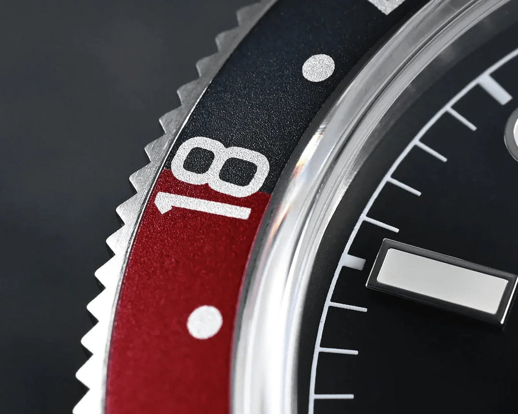 San Martin NH34 BB58 GMT Watch SN0109 - Black Dial - DREAM WATCHES