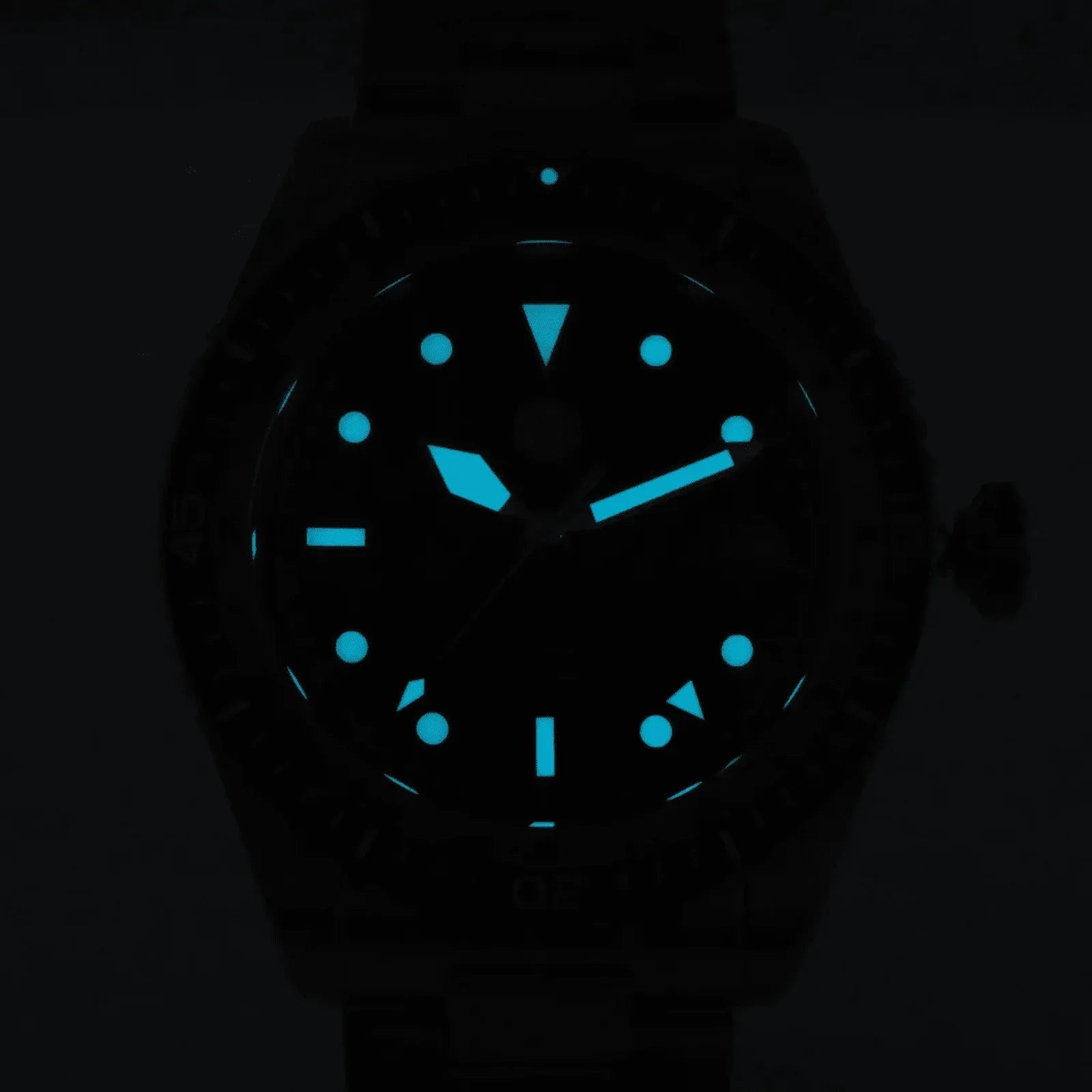 San Martin NH34 GMT Bidirectional Bezel Light Date SN0112G - Steel Bezel - DREAM WATCHES