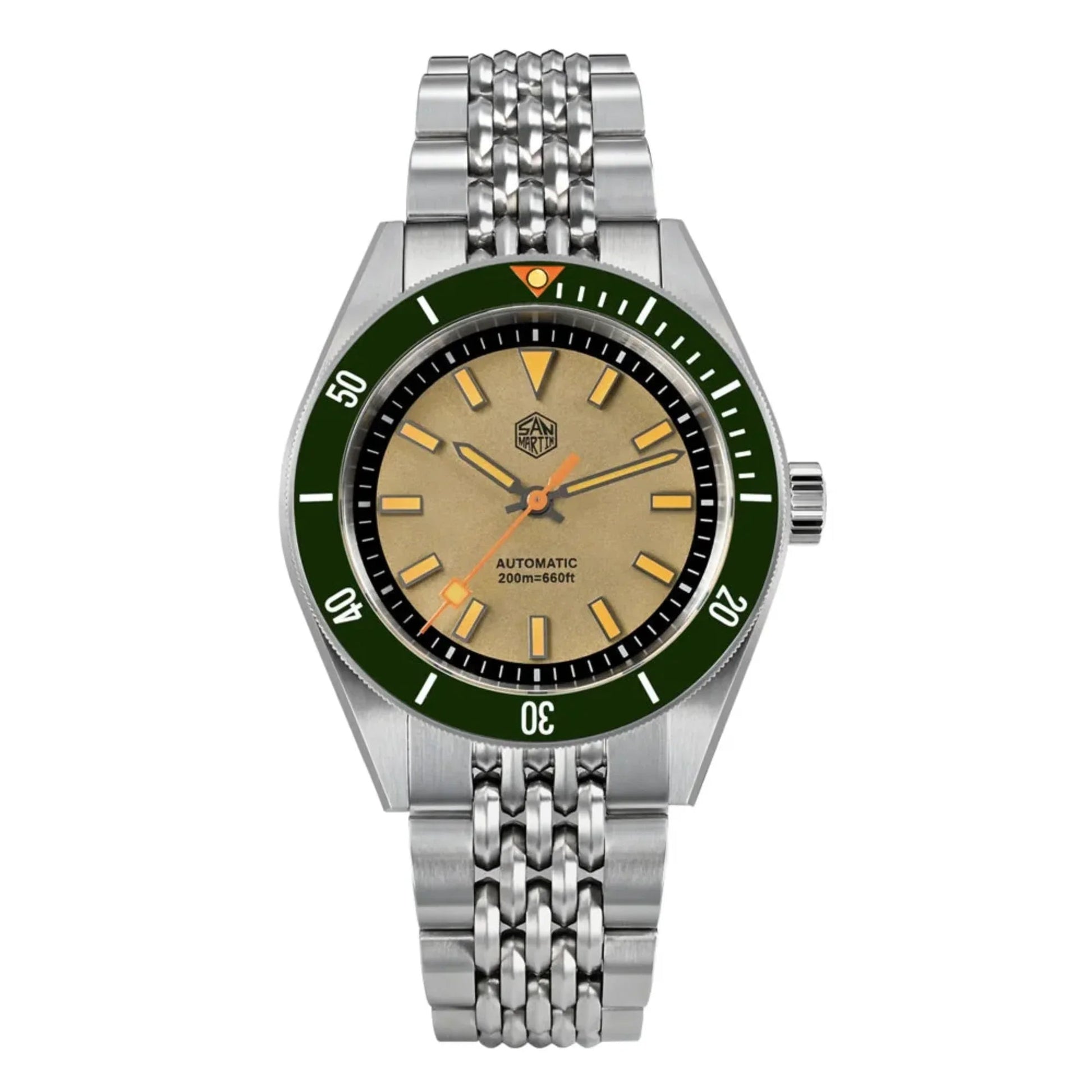 San Martin Original Design NH35 Dive Watch SN0115G - Brown - DREAM WATCHES