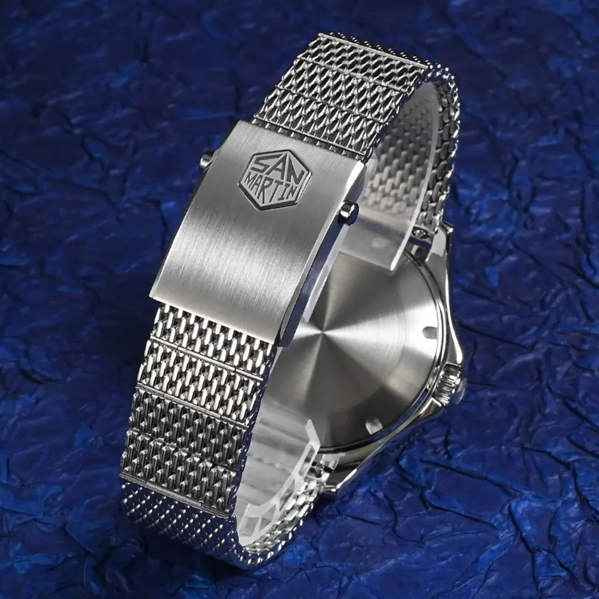 San Martin Original Design Sports Watch SN0119G - Blue Dial - DREAM WATCHES