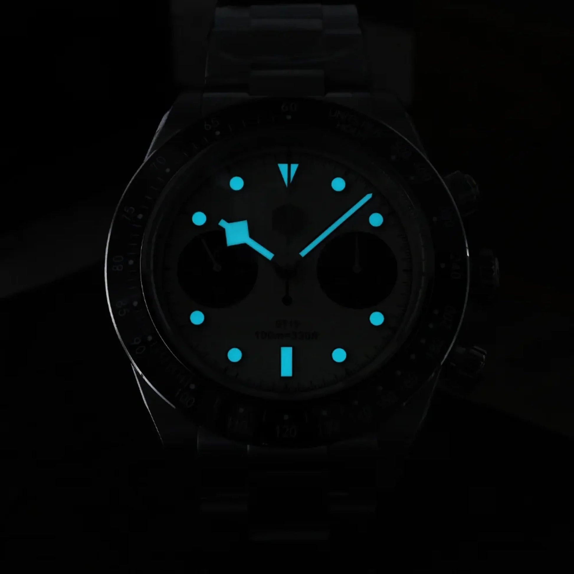 San Martin Panda BB Chronograph Retro Men Watch SN052-G-JS - DREAM WATCHES