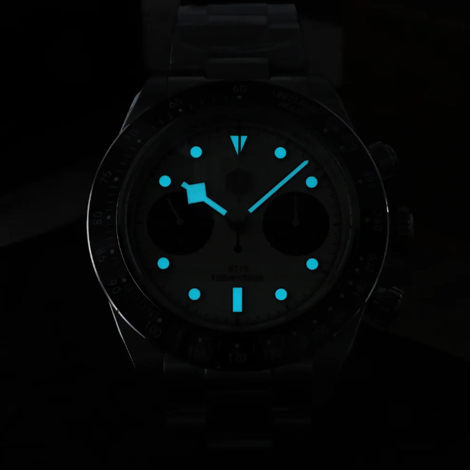 San Martin Panda BB Chronograph Retro Men Watch SN052-G-JS - DREAM WATCHES