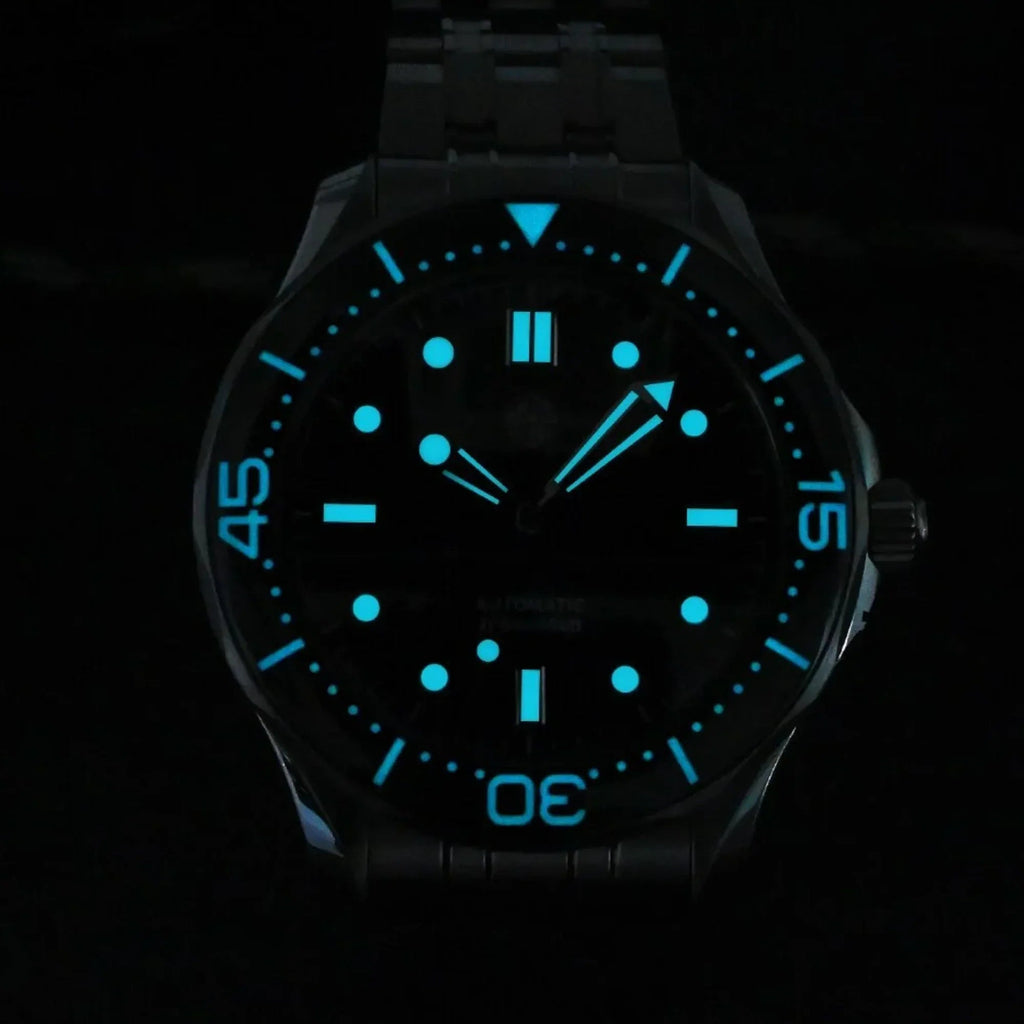 San Martin Sea Ghost Diving Watch SN0088G2 - Black - DREAM WATCHES