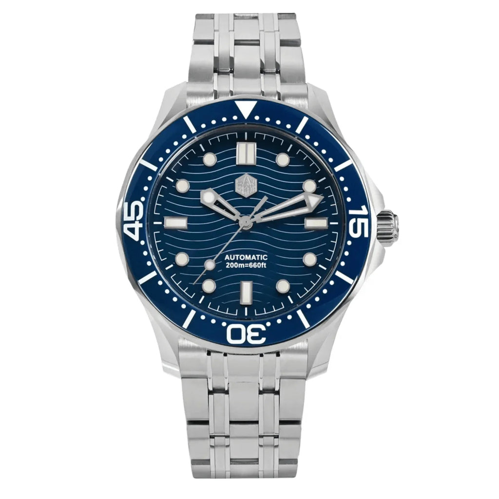 San Martin Sea Ghost Diving Watch SN0088G2 - Blue - DREAM WATCHES