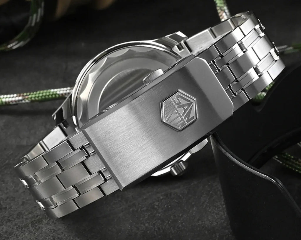 San Martin Sea Ghost Diving Watch SN0088G2 - Green - DREAM WATCHES