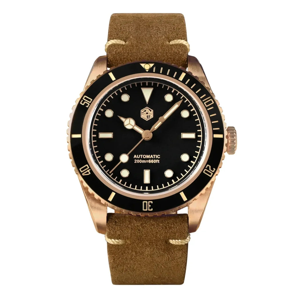 San Martin Vintage 6200 CuSn8 Bronze Luxury Men SN004-Q-B - PT5000 - DREAM WATCHES