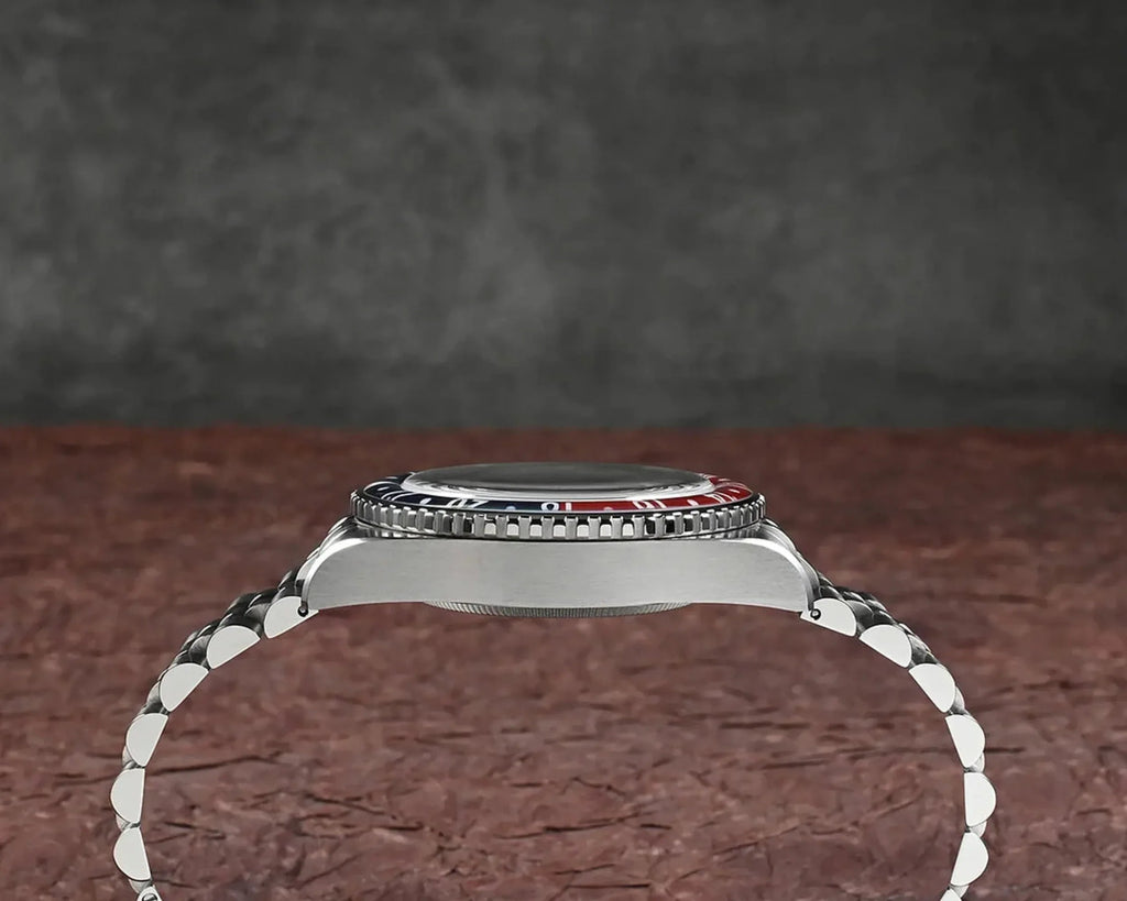 San Martin Vintage GMT Watch SN005-G4 - White - DREAM WATCHES