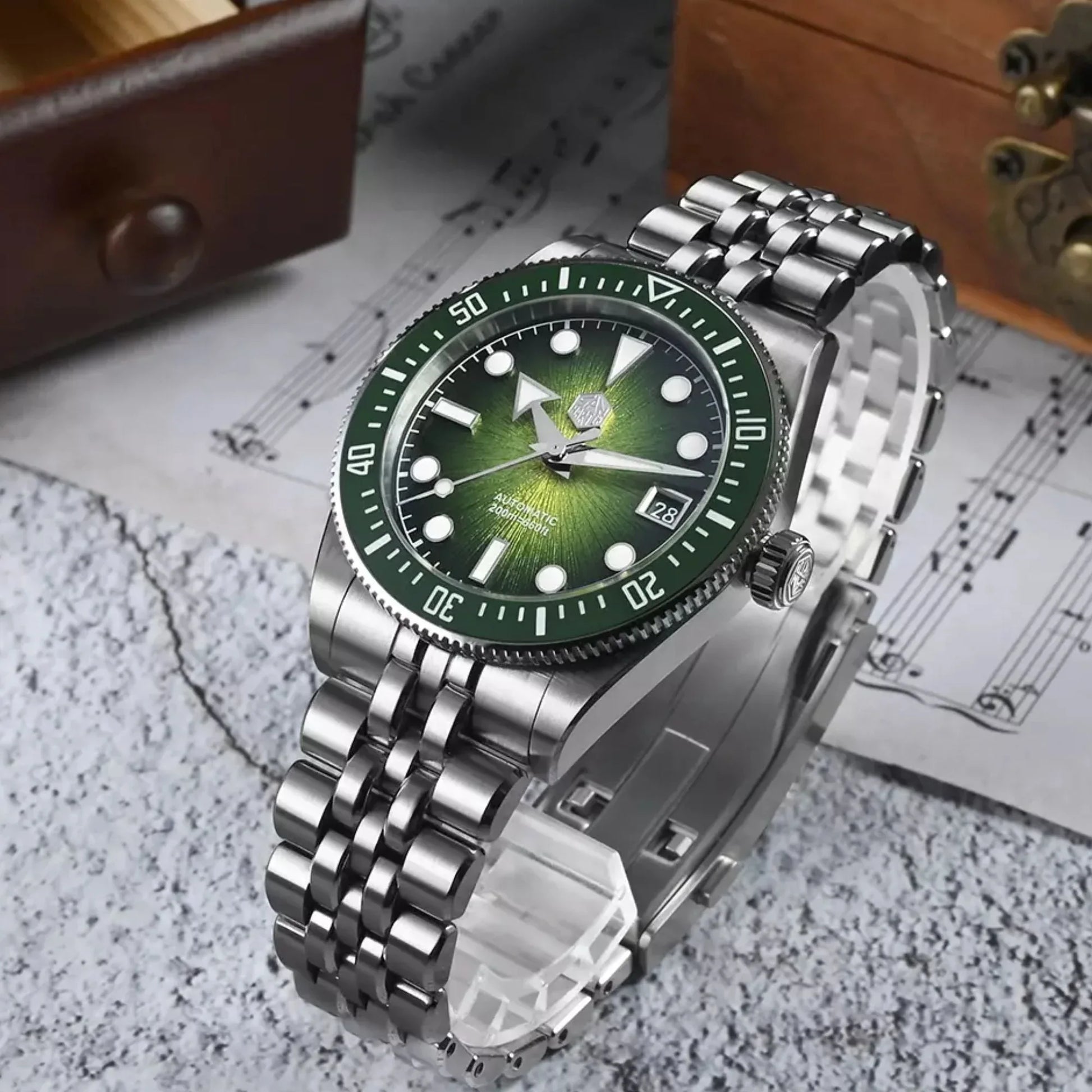 San Martin Watches Miyota 9015 Movement 37.5mm Mechanical Watch - SN0148-GX - DREAM WATCHES