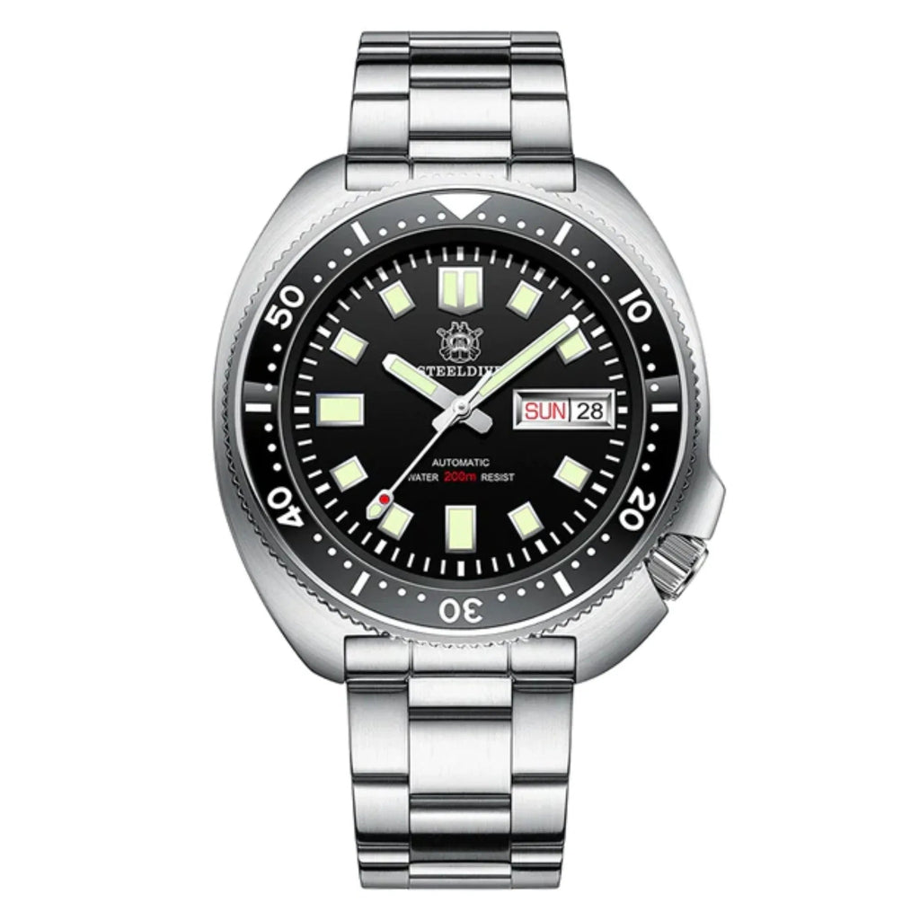 SD1970W NH36 Automatic 6309 Turtle Dive Watch - Black Dial - DREAM WATCHES