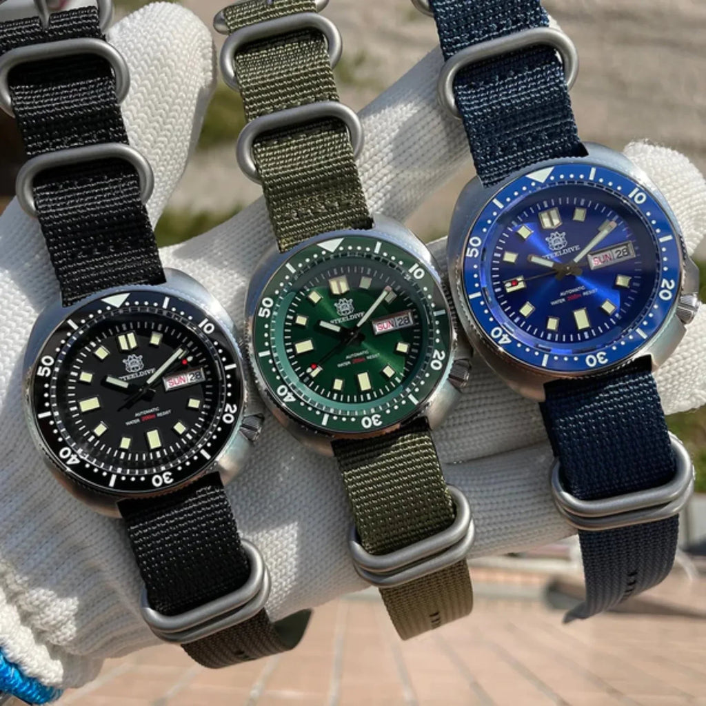 SD1970W NH36 Automatic 6309 Turtle Dive Watch - Black Dial - DREAM WATCHES
